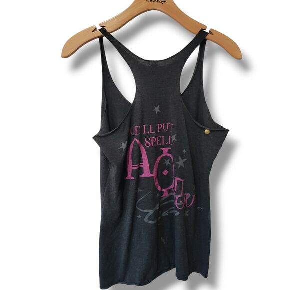 Next Level Apparel women's gray A◇PHI graphic design raceback tank top small - Picture 1 of 6